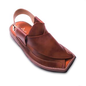 Home Brown Kaptaan Handmade Leather Chappal from Pakista